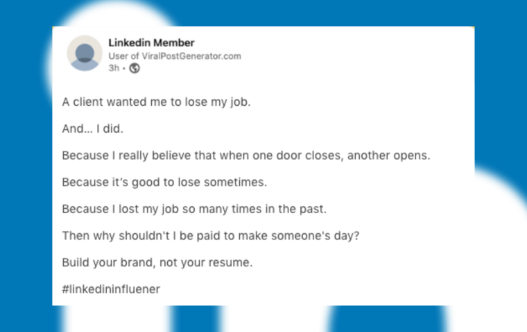 Diese KI schreibt dir die weirdesten LinkedIn-Posts – und die klingen ziemlich authentisch