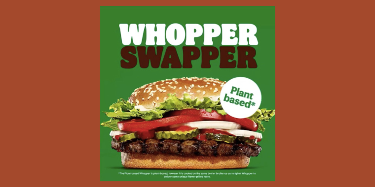 Burger King UK verteilt tausende vegane Whopper – for free