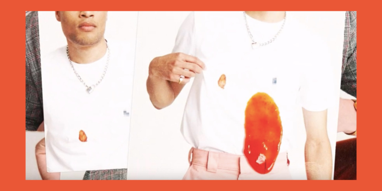 Shirts mit Ketchupfleck? Heinz will sie zum Trend machen