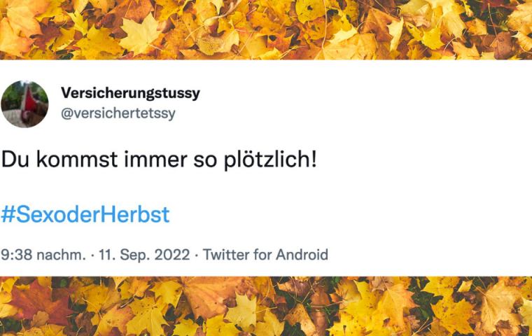 #SexoderHerbst: zwölf Sätze, die ihr flexibel verwenden könnt