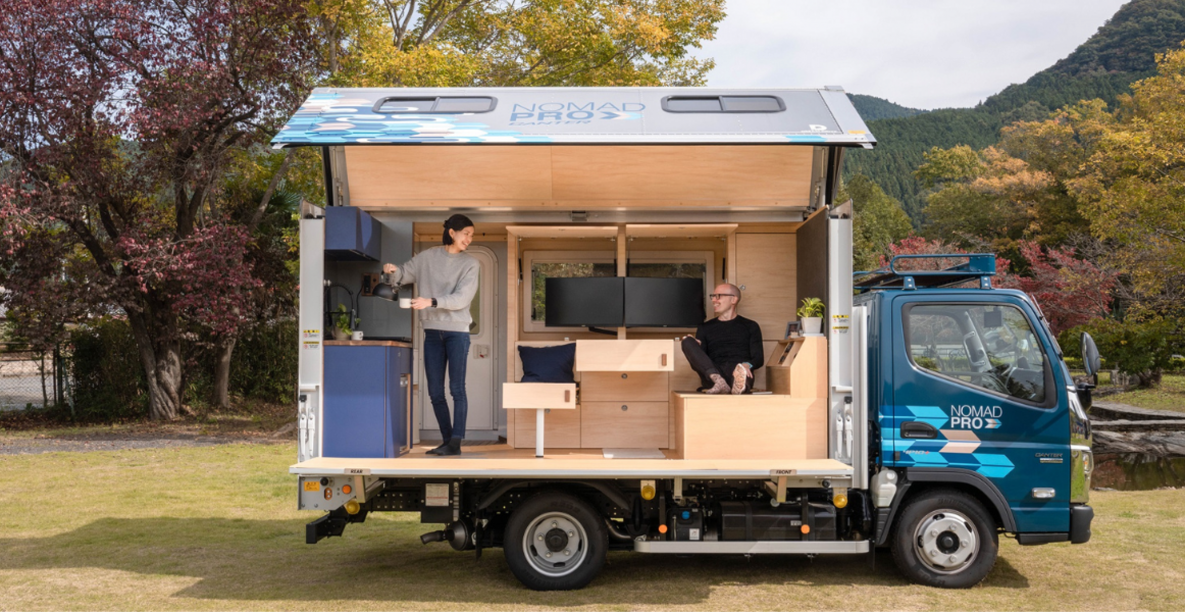 Remote-Work: Mit diesem Truck könnt ihr euer Office in die Natur verlegen