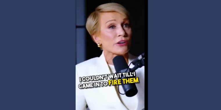 „Ich liebe es Leute am Freitag zu feuern“: Barbara Corcoran geht mit Aussage viral