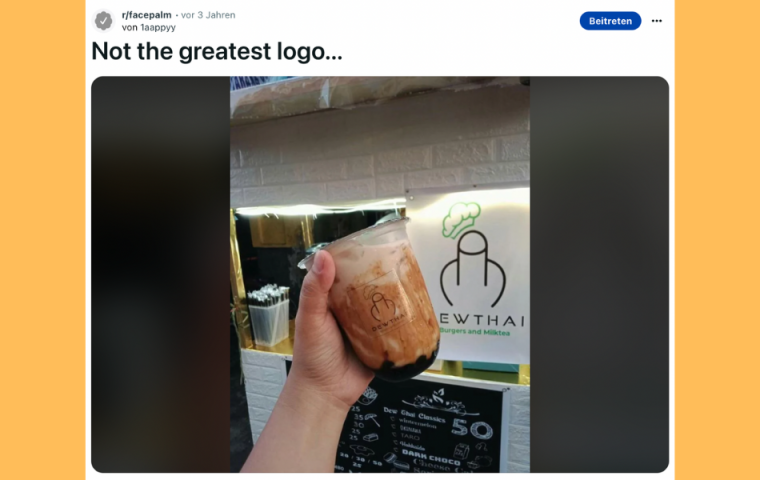 14 zweideutige Logo-Fails, die besser Kolleg:innen gegengecheckt hätten