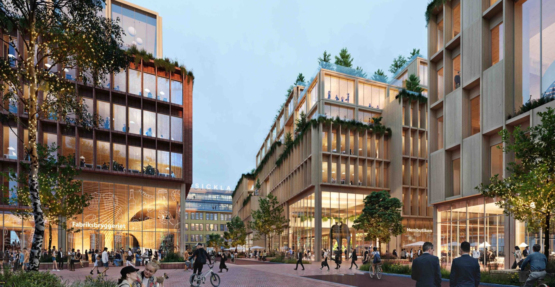 In Schweden soll eine nachhaltige „Stadt“ aus Holz entstehen