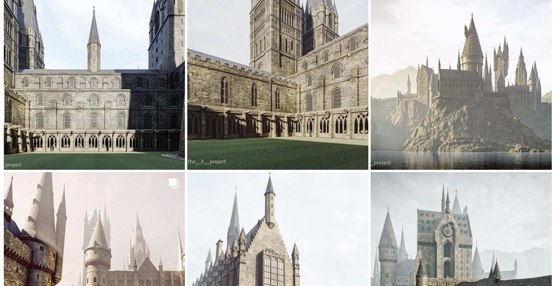 Modellbau meets Magie: Tom Ya hat Hogwarts fotorealistisch in 3D nachgebaut