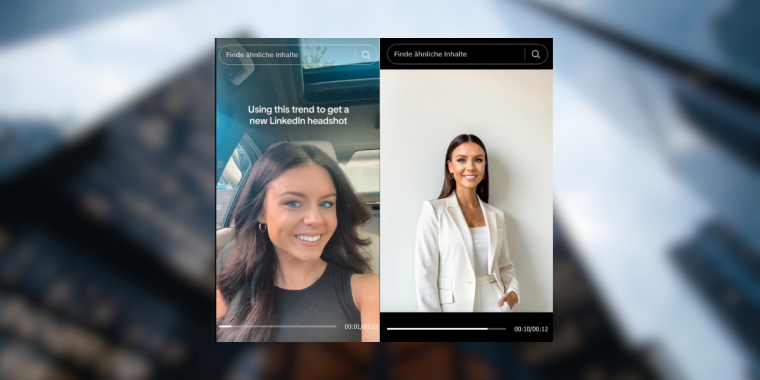 Tik-Tok-Trend: Mit der Foto-KI zum professionellen LinkedIn Foto