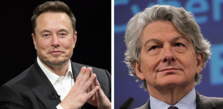 Schlagabtausch auf X: Elon Musk und Thierry Breton über DSA-Einhaltung