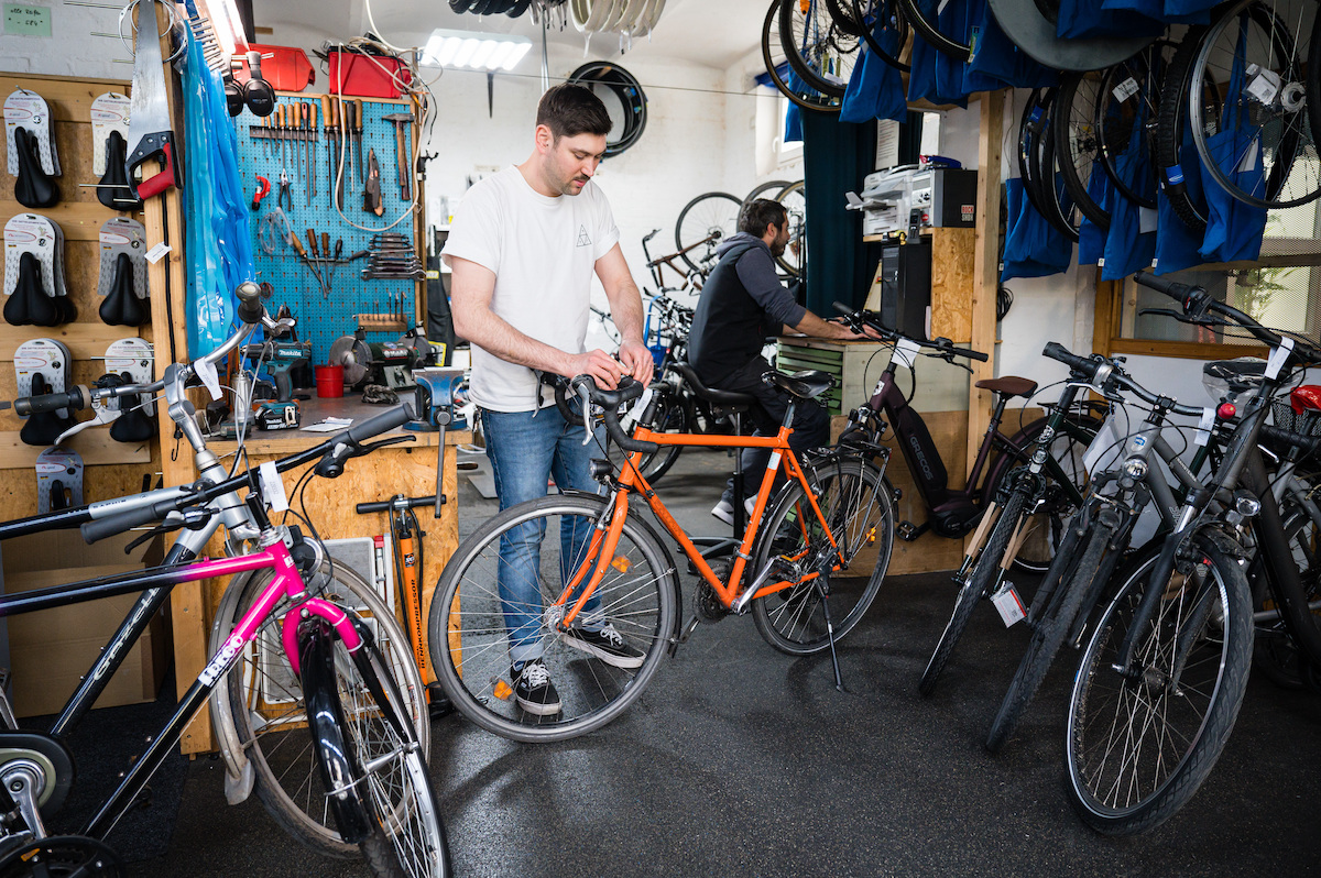 Fahrradhändler, Lieferkettengesetz, Quelle: Picture-Alliance
