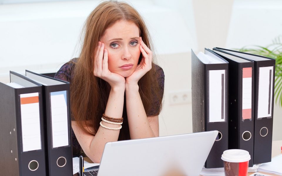 Lustlos im Büro