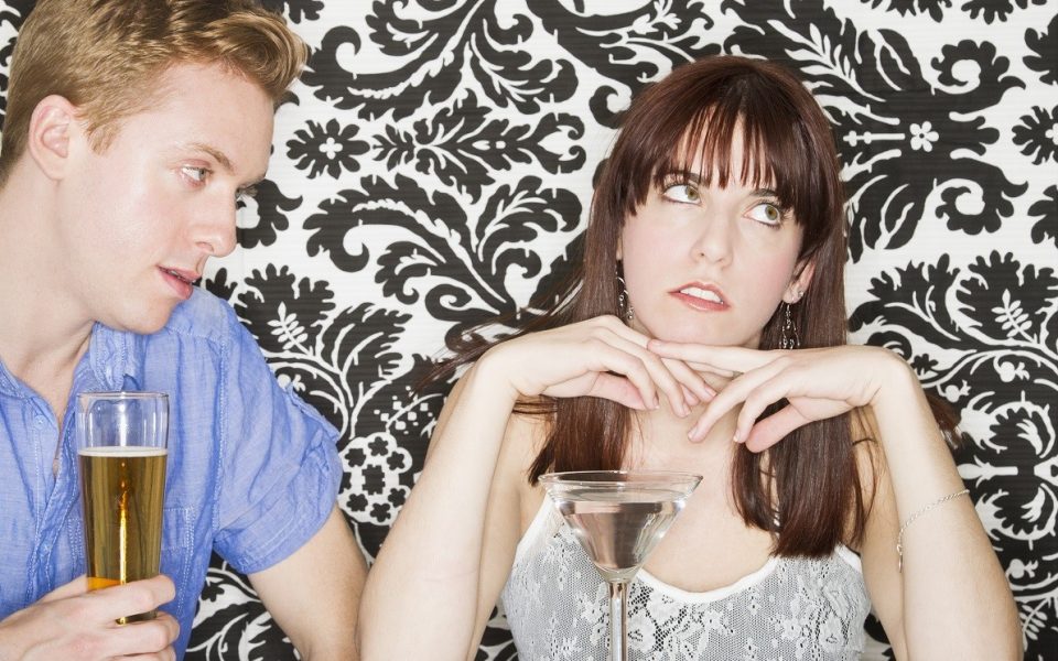 Flirten in der Bar