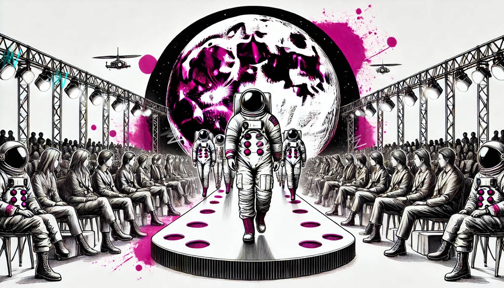 宇宙での贅沢：宇宙飛行士はプラダを着ています！初の月面ファッションショー