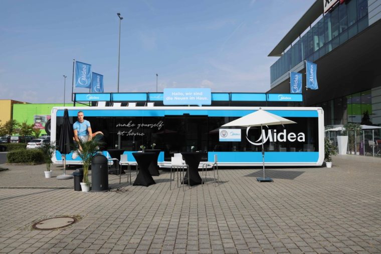 Wenn der Haushalt auf Tour geht: Der Midea Truck zeigt, wie Zukunft auf Rädern aussieht