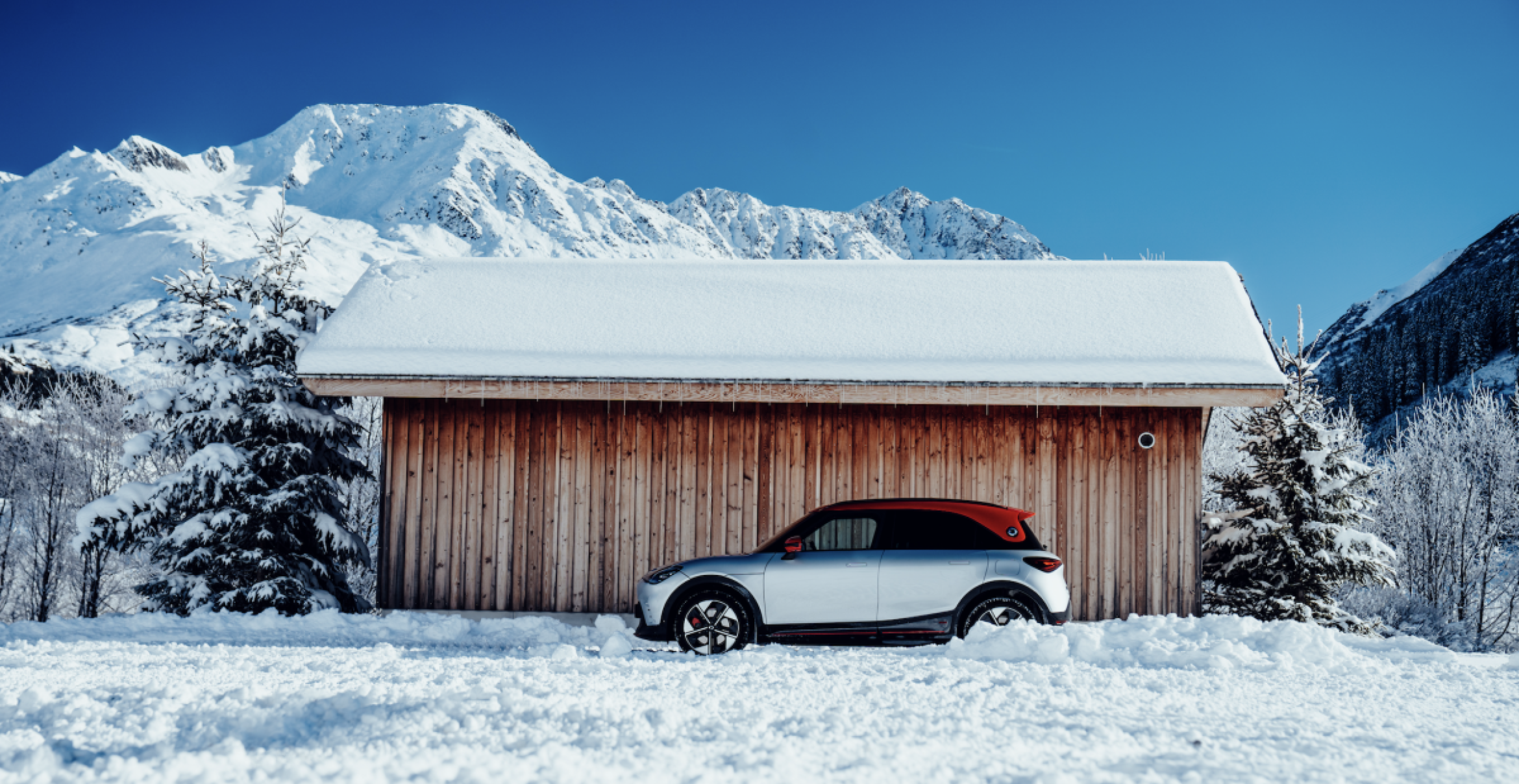 Wintermagie am Nordkap: Der smart #1 auf großer Schneemission 
