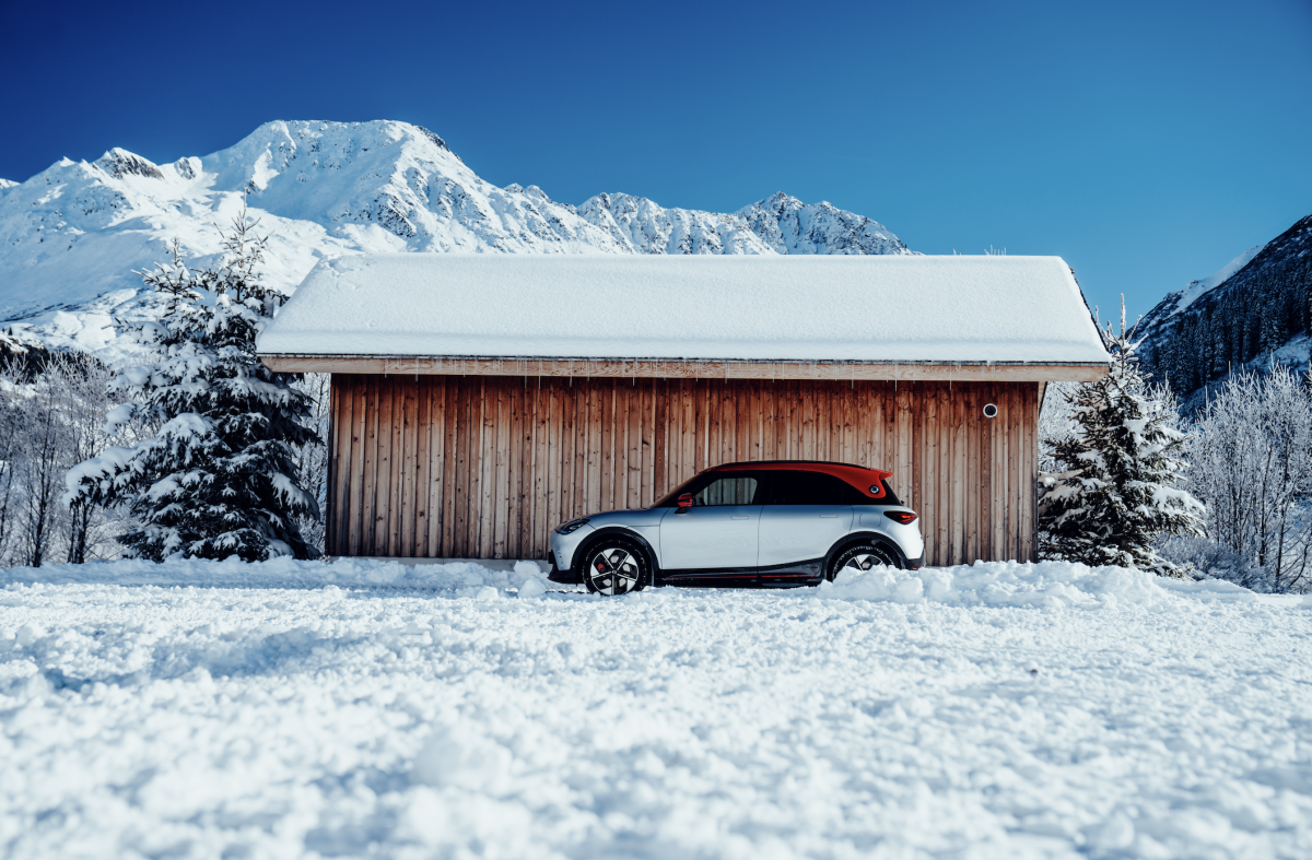 Wintermagie am Nordkap: Der smart #1 auf großer Schneemission 