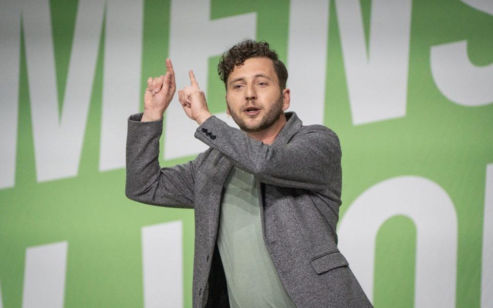 Felix Banaszak, Vorsitzender der Grünen
