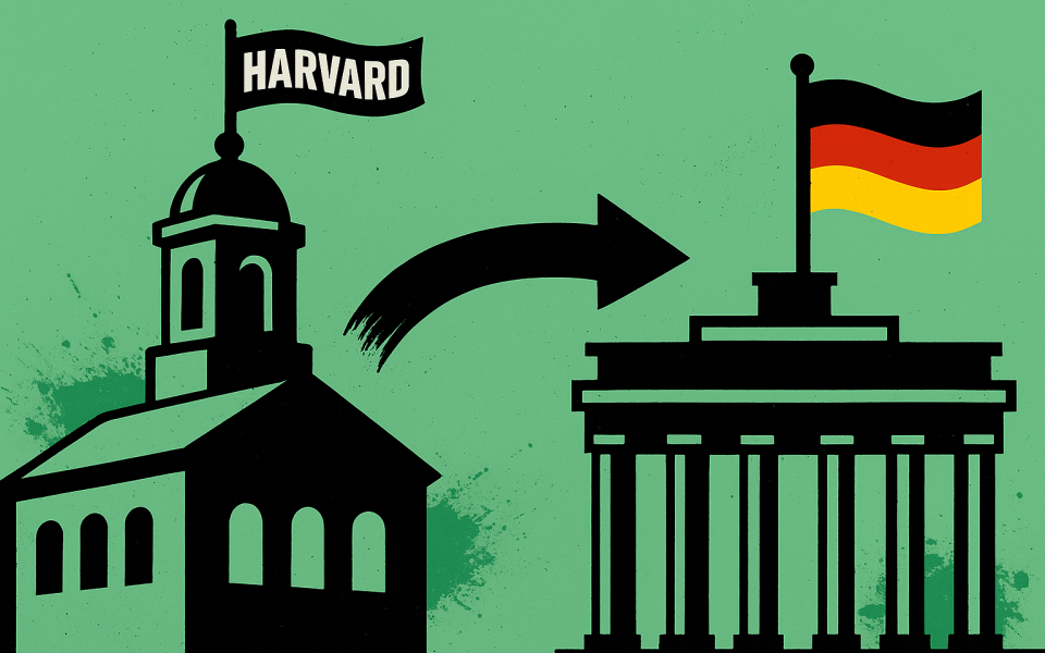 Die Trump-Administration untersagt der Harvard-Universität die Aufnahme ausländischer Studierender – und Deutschland streckt prompt die Hand aus.