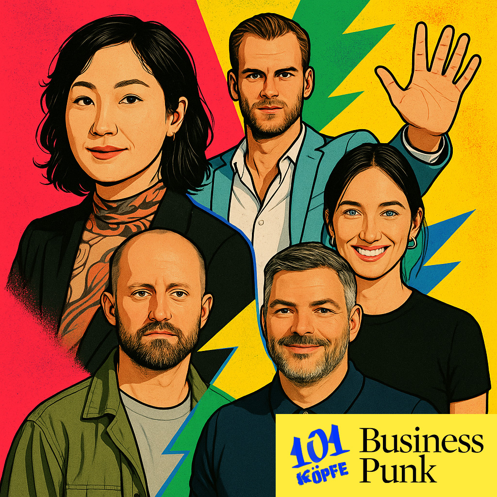 101 Köpfe von BusinessPunk (v.l.n.r.): Sandira Blas, Jonathan Sierck, Valerie Henssen, Marc Schumacher, Rainer Gunz