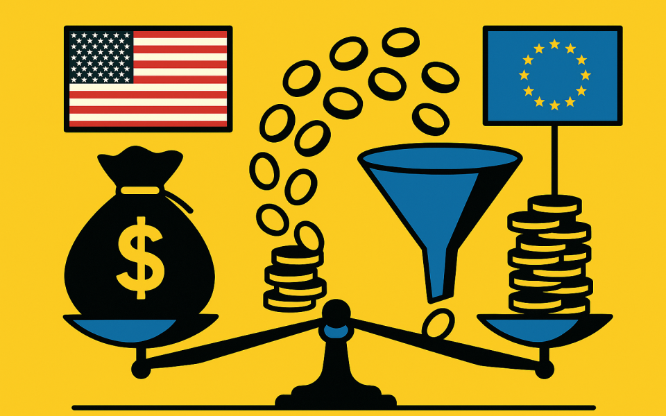 Immer mehr Geld europäischer Innvestoren wandert zurück nach Europa.