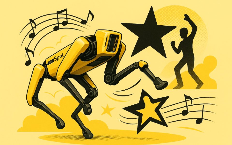 Boston Dynamitcs Roboter performancen Queen-Song bei America Got Talent.