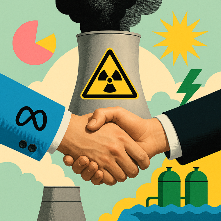 Atom-Deal: Meta sichert sich 20 Jahre Nuklearpower für KI-Hunger