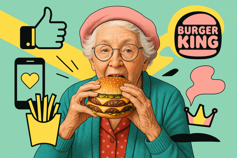 Granfluencerin knackt Burger King: Wie Oma Grete aus Troisdorf zum Gesicht des „Doppel Moppen“ wurde