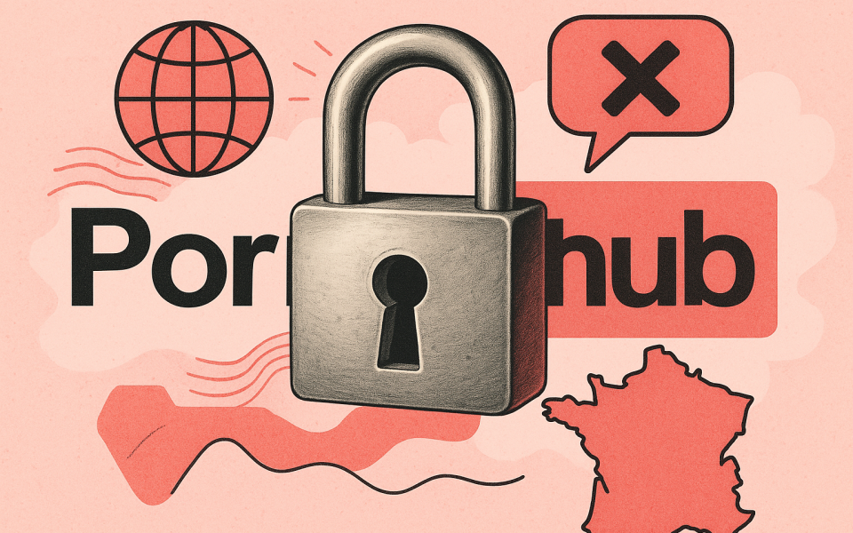 Pornhub ist in Frankreich gesperrt.