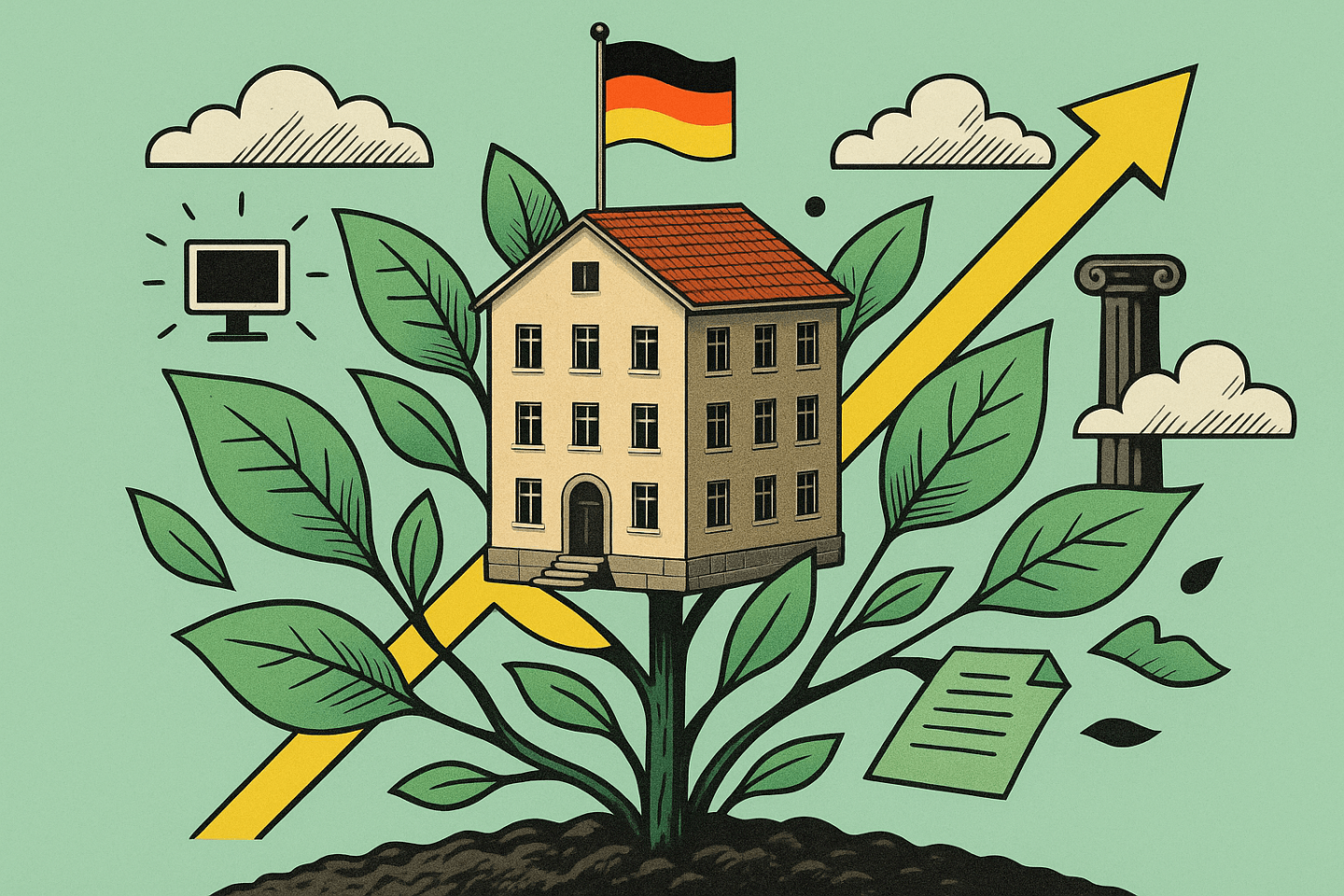 Deutschland wächst. In der Verwaltung.