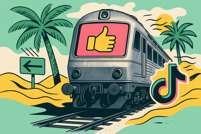 Filter-Fata Morgana auf TikTok: Wenn Marketing mit der Bahn fährt, aber nicht ankommt