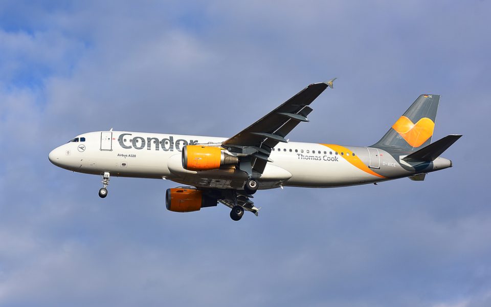 Mehr als 200 Passagiere irren mit ihrem Condor Flug zurück auf dem Weg von Mallorca durch den deutschen Luftraum