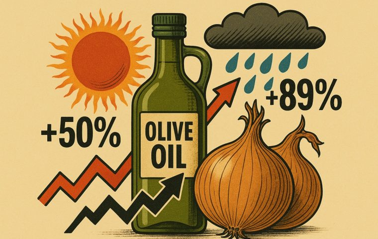 Preis-Schock bei Olivenöl, Reis, Zwiebeln durch Wetter-Wahnsinn: Die Klimainflation ist da