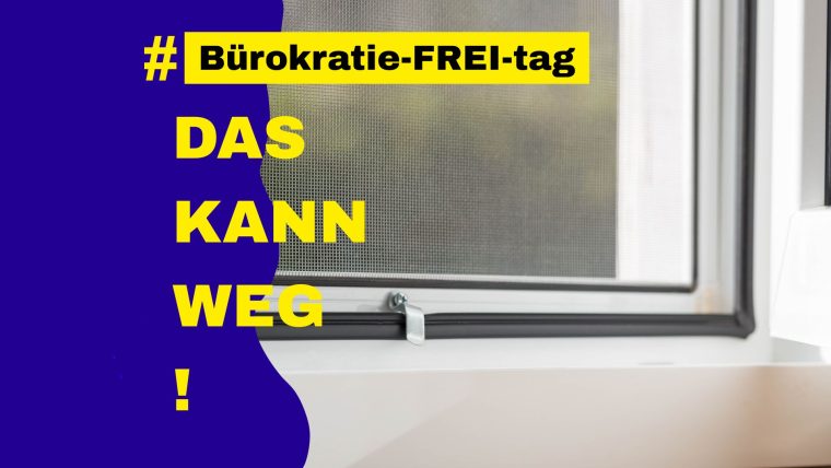 Wenn das Fliegengitter einen Reißverschluss haben muss