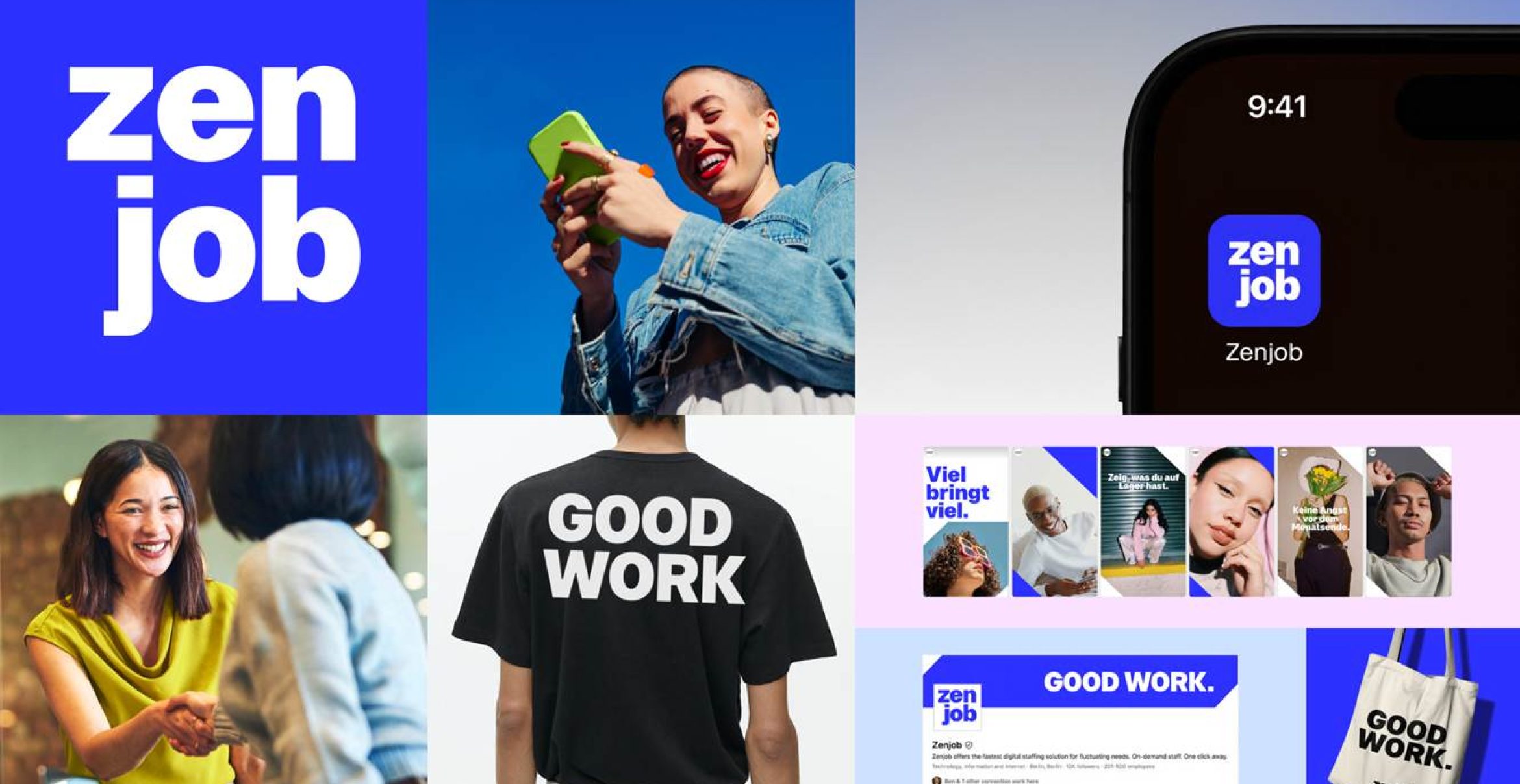 Aus dem Nebenjob wird „GOOD WORK”: Zenjob präsentiert neue Brand