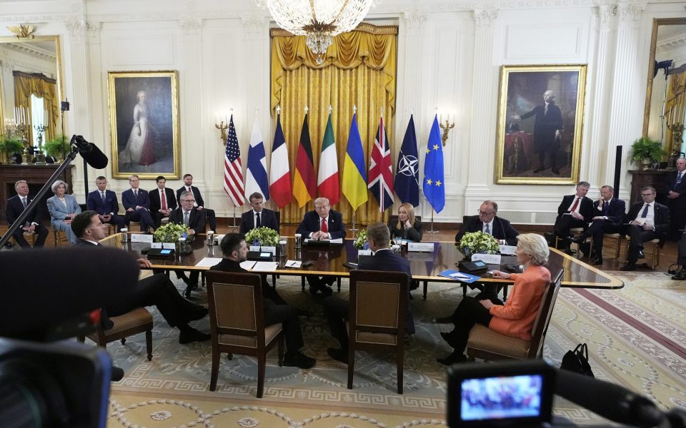 Bei den Beratungen in Washington ist vor ein paar Stunden ein ikonisches Bild entstanden.