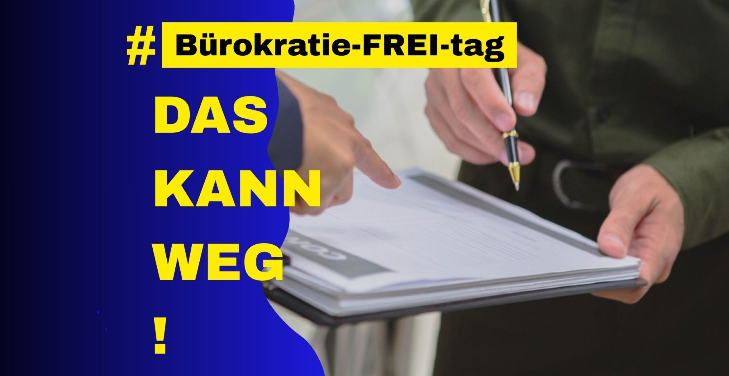 Auf drei Millionen Antragsverfahren verzichten: Einfach den Antrag auf Kfz-Zulassung weglassen!