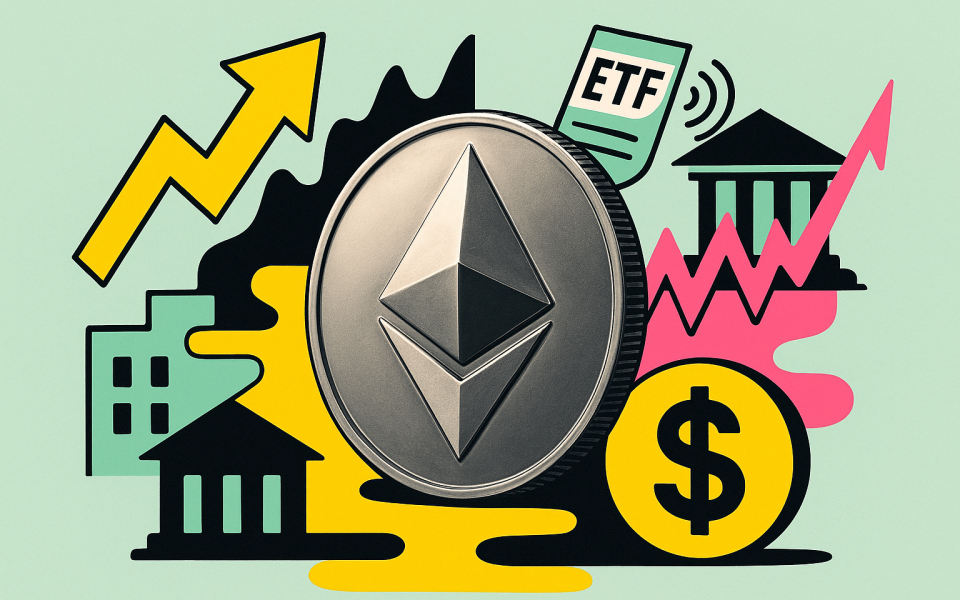 Ethereum nähert sich Rekordkursen, während Unternehmen und ETFs Milliarden in die Kryptowährung pumpen.
