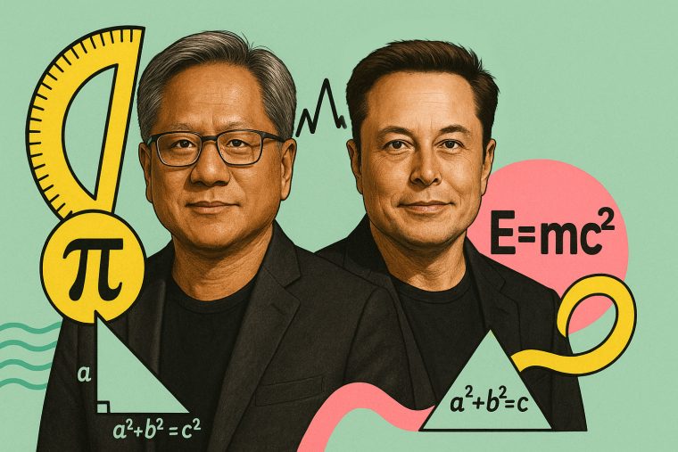 Jensen Huang und Elon Musk: Lernt Physik und Mathe statt Coding und AI!