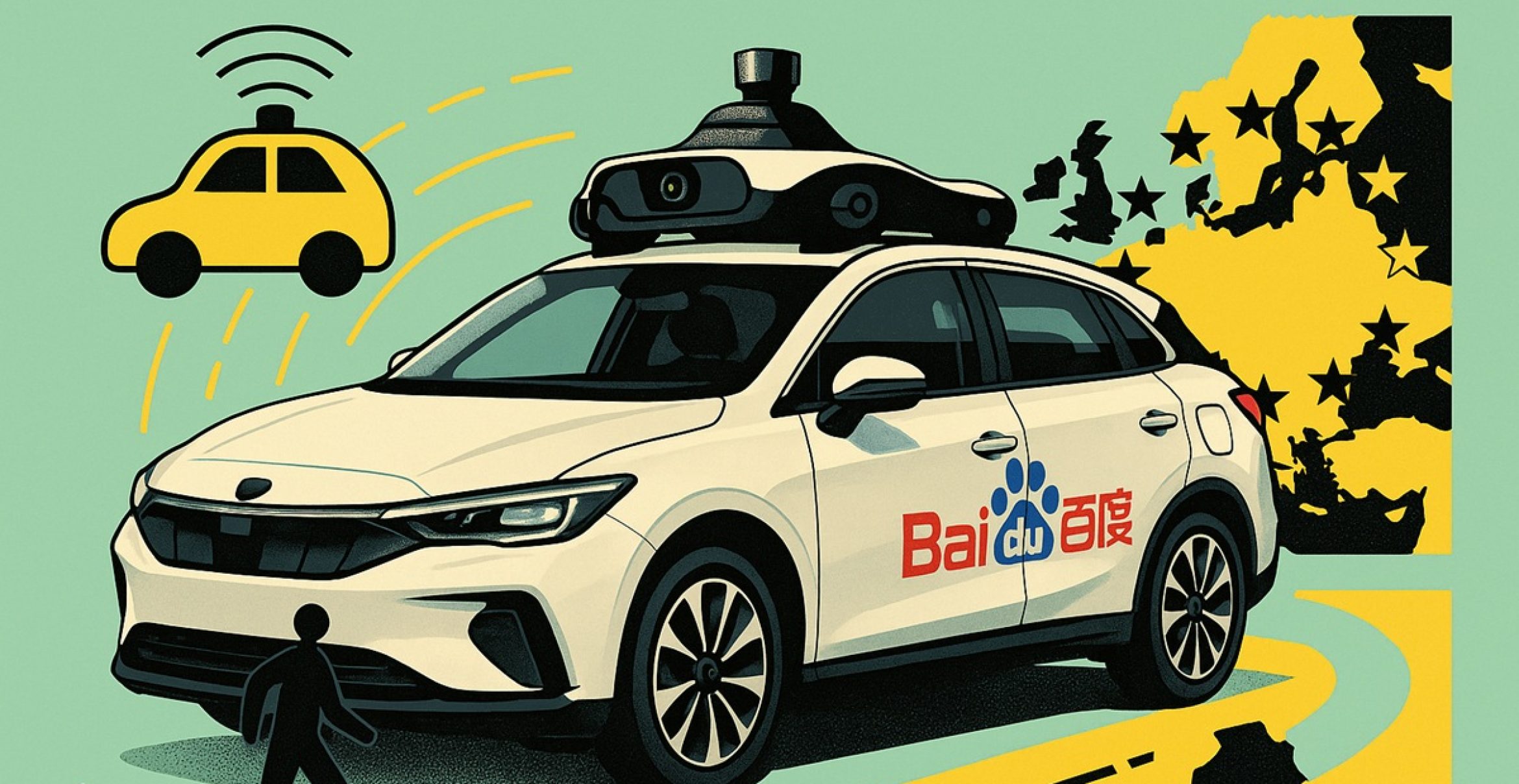 China greift nach Europas Straßen: Baidu-Robotaxis starten ab 2026 mit Lyft – auch in Deutschland?