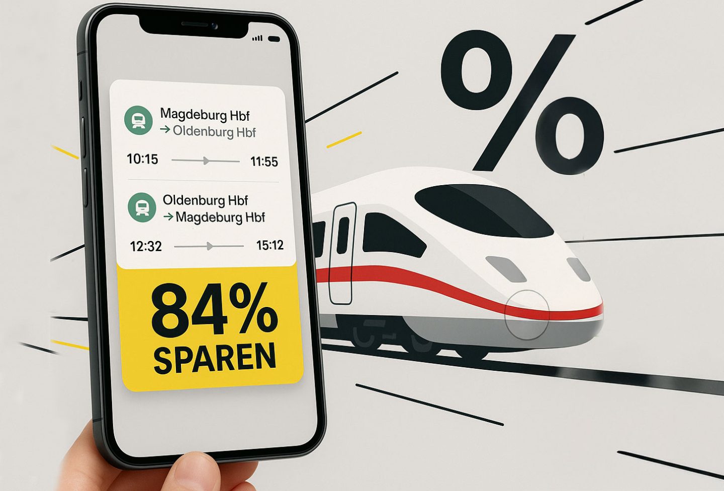 Bahn-Hack: Wie ein Entwickler die Bahn austrickst, 84% spart und eine App plant