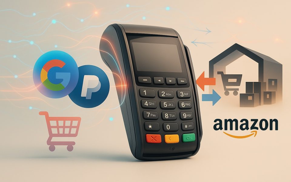 Google und Paypal greifen nach dem Online-Sales während Amazon das Fullfillment beherrschen will.