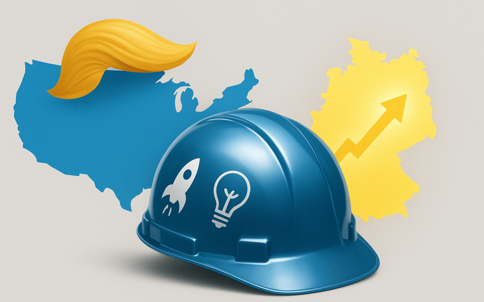 Deutsche Gründer bewerten ihren Heimatstandort kritischer, doch im Vergleich mit den USA gewinnt Deutschland an Attraktivität.