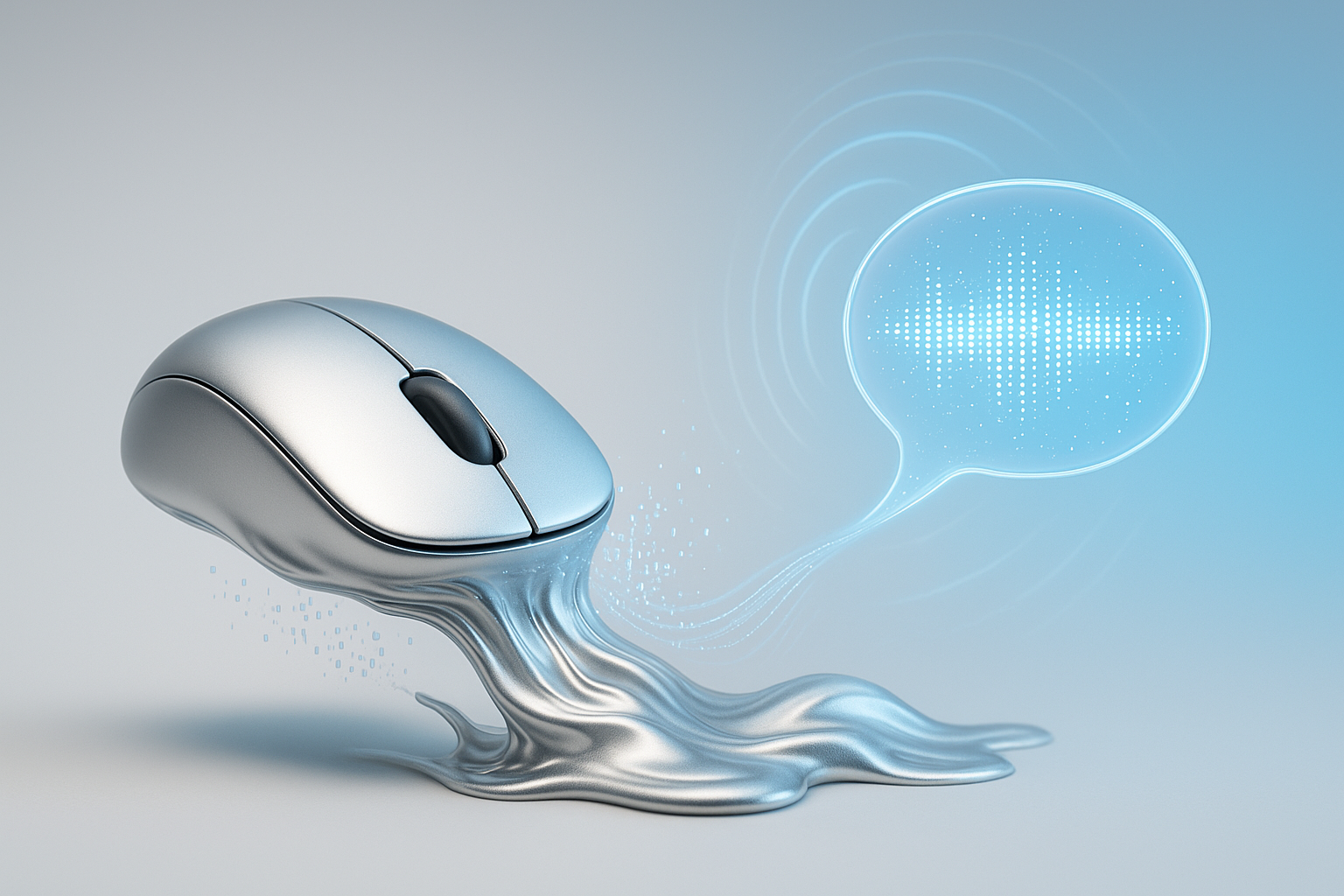 マウスを使わない、音声付きの AI オペレーティング システム