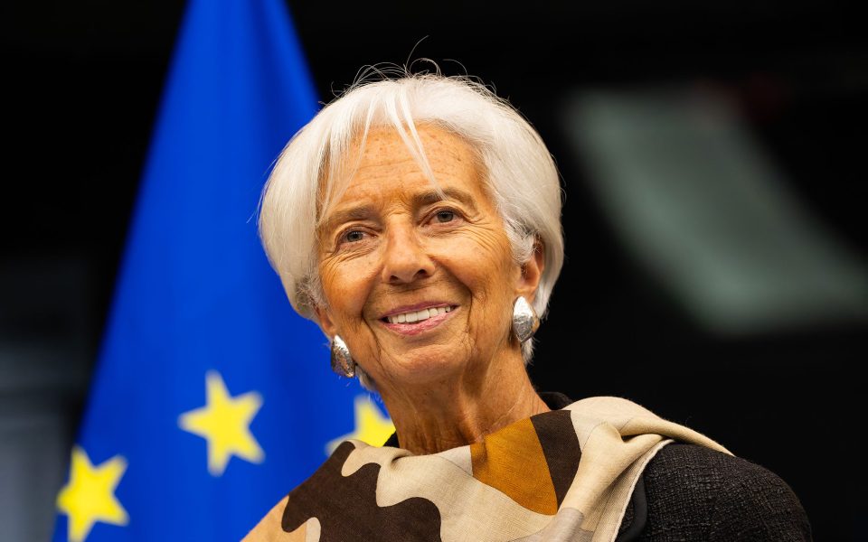 Christine Lagarde spricht beim Frankfurt Finance & Future Summit