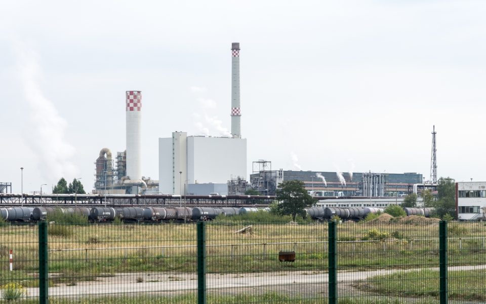 Die PCK-Raffinerie in Schwedt
