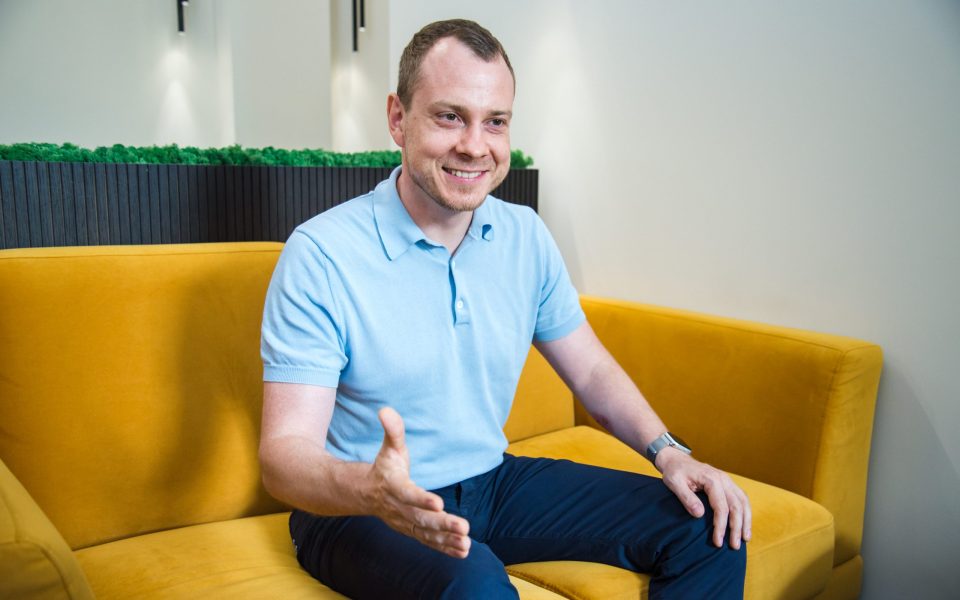 Oleksandr Iefremov ist Chef von Kitsoft, einem führenden ukrainischen IT-Unternehmen, das sich auf digitale Lösungen für Behörden spezialisiert hat und auch in Berlin eine Niederlassung hat.