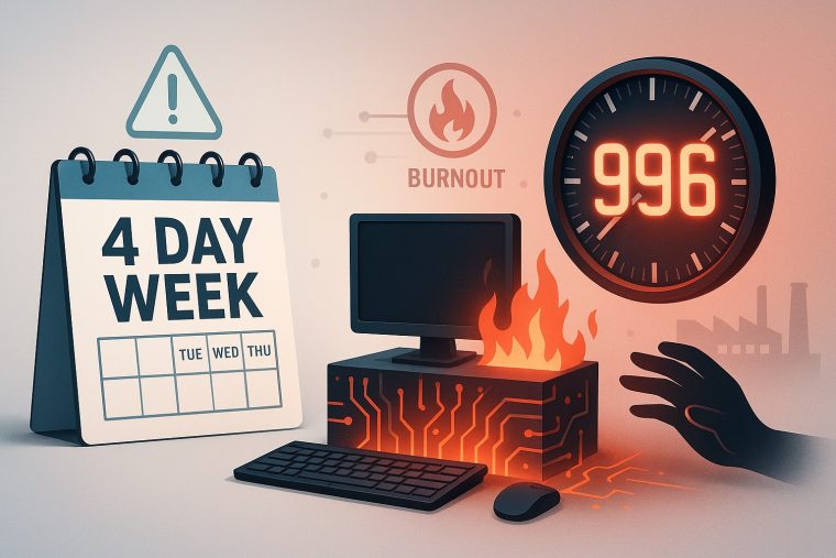 KI-Startups setzen auf 996: Der neue 72-Wochenstunden-Wahnsinn aus den USA