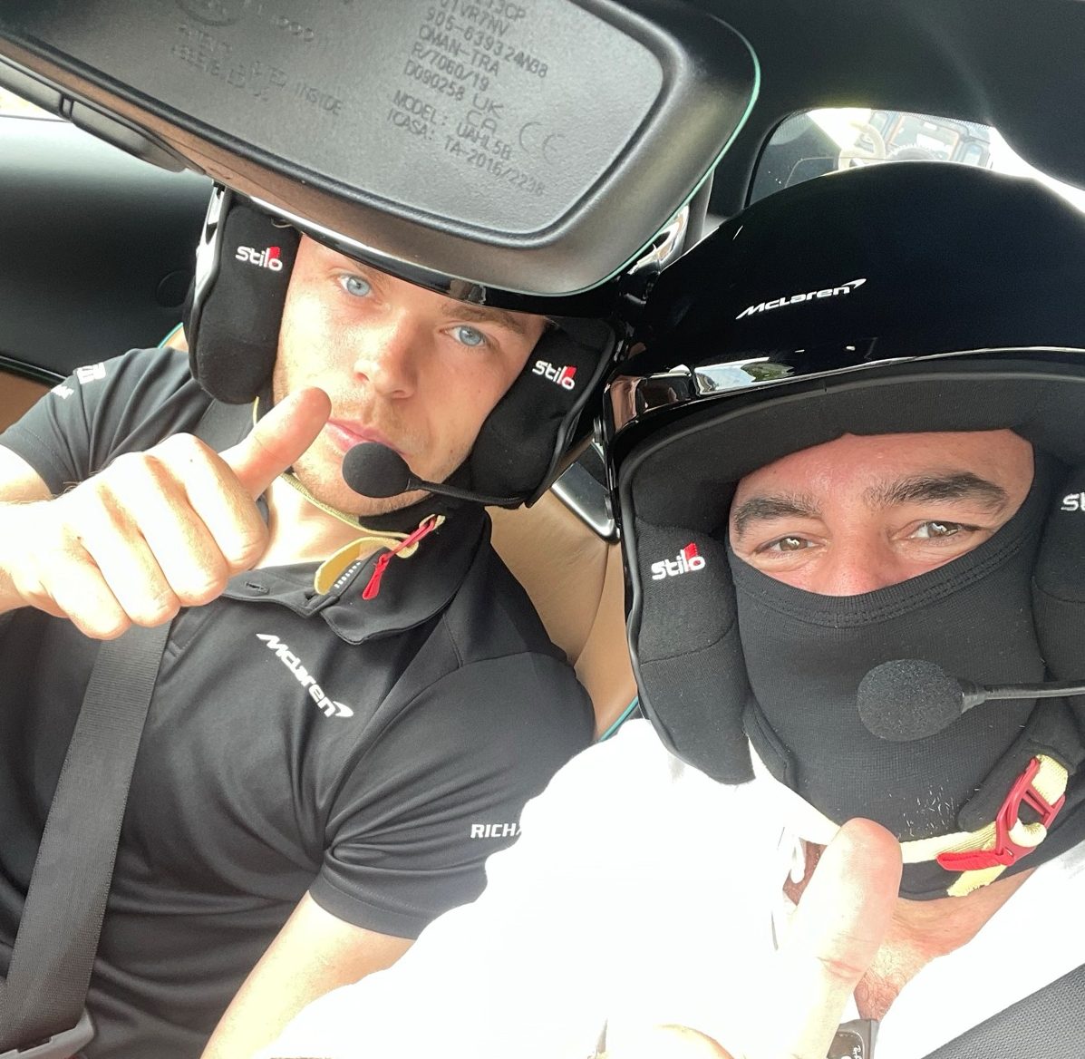 David Modjarad im Auto mit Max Hunt