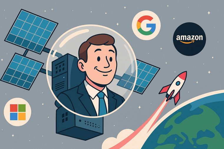 Microsoft warnt, Google baut, Amazon träumt: Big Tech verlegt KI-Power in den Weltraum
