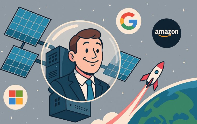 Microsoft warnt, Google baut, Amazon träumt: Big Tech verlegt KI-Power in den Weltraum