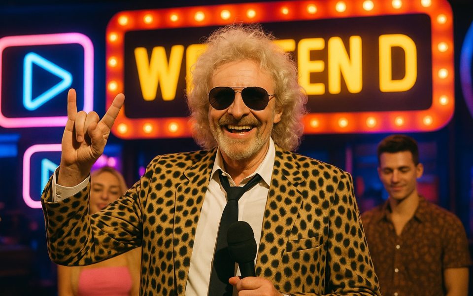 Thomas Gottschalk als Samstagabend-Punk | KI generiert als Hommage by Business Punk