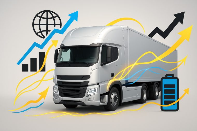 Rekordtempo in China, Stillstand in Europa: Die E-Lkw-Wende hat einen neuen Weltmeister